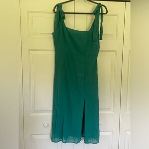 Green Chiffon Dress